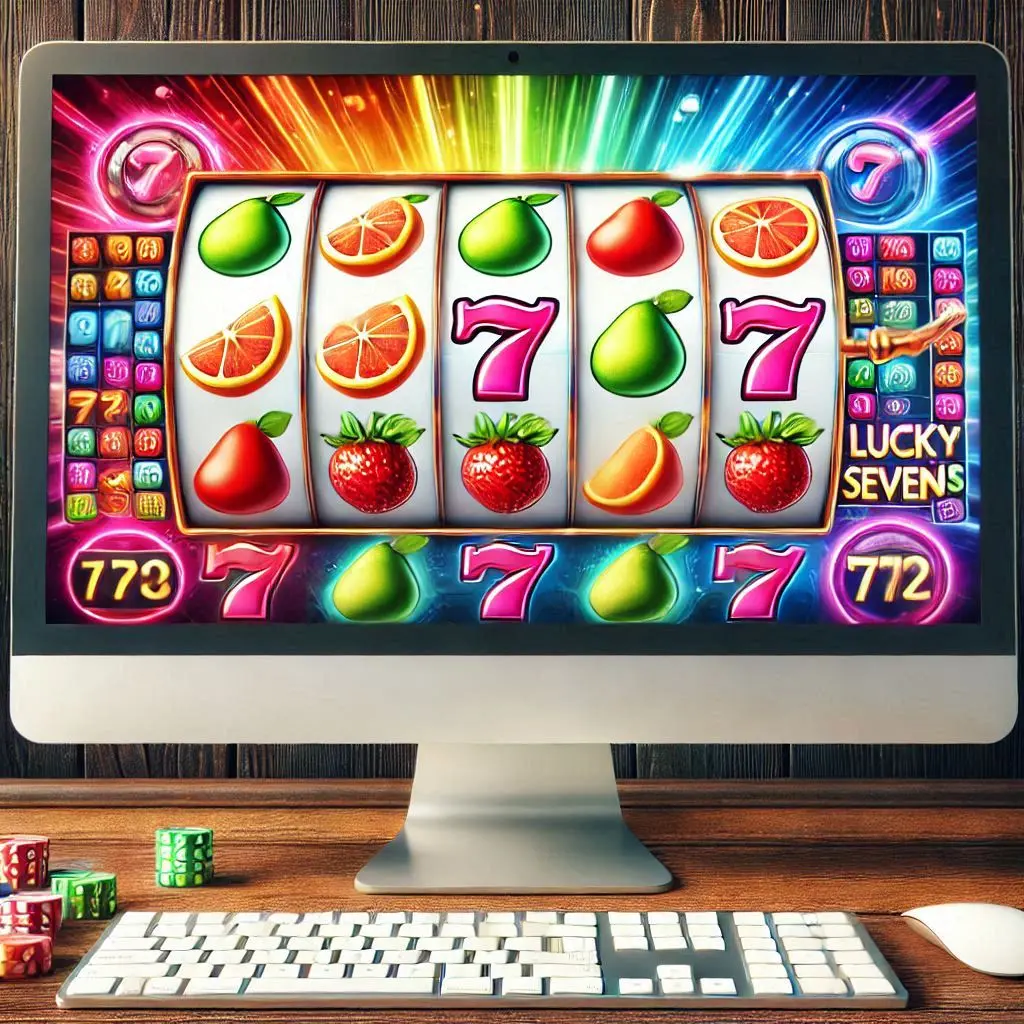 Interface des machines à sous Casino Night sur un écran d