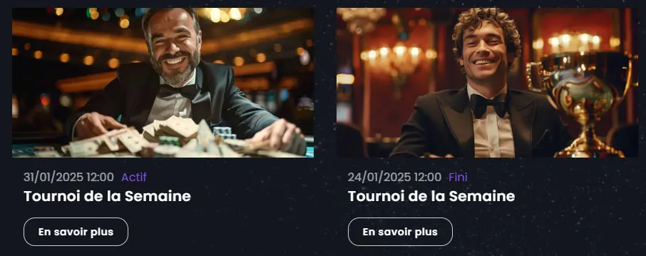 tournois de casino en ligne CASINONIGHT